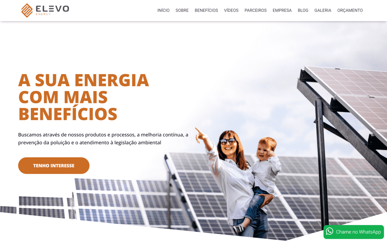 Site e e-commerce elevoenergy